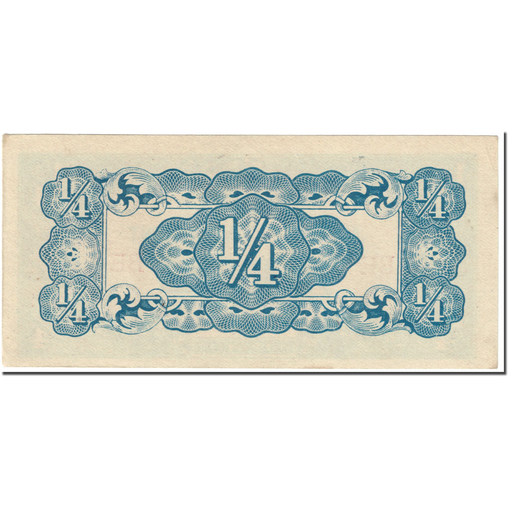 Banknote, Burma, 1/4 Rupee, 1942, Undated (1942), KM:12a, EF(40-45)