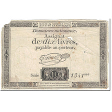 France, 10 Livres, 1792, Taisaud, 1792-10-24, AG(1-3), KM:A51, Lafaurie:161b