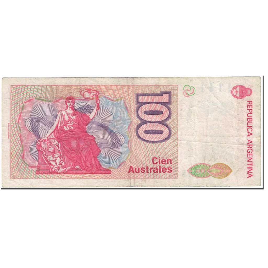 Banknote, Argentina, 100 Australes, 1985-1990, undated (1985-90), KM:327b