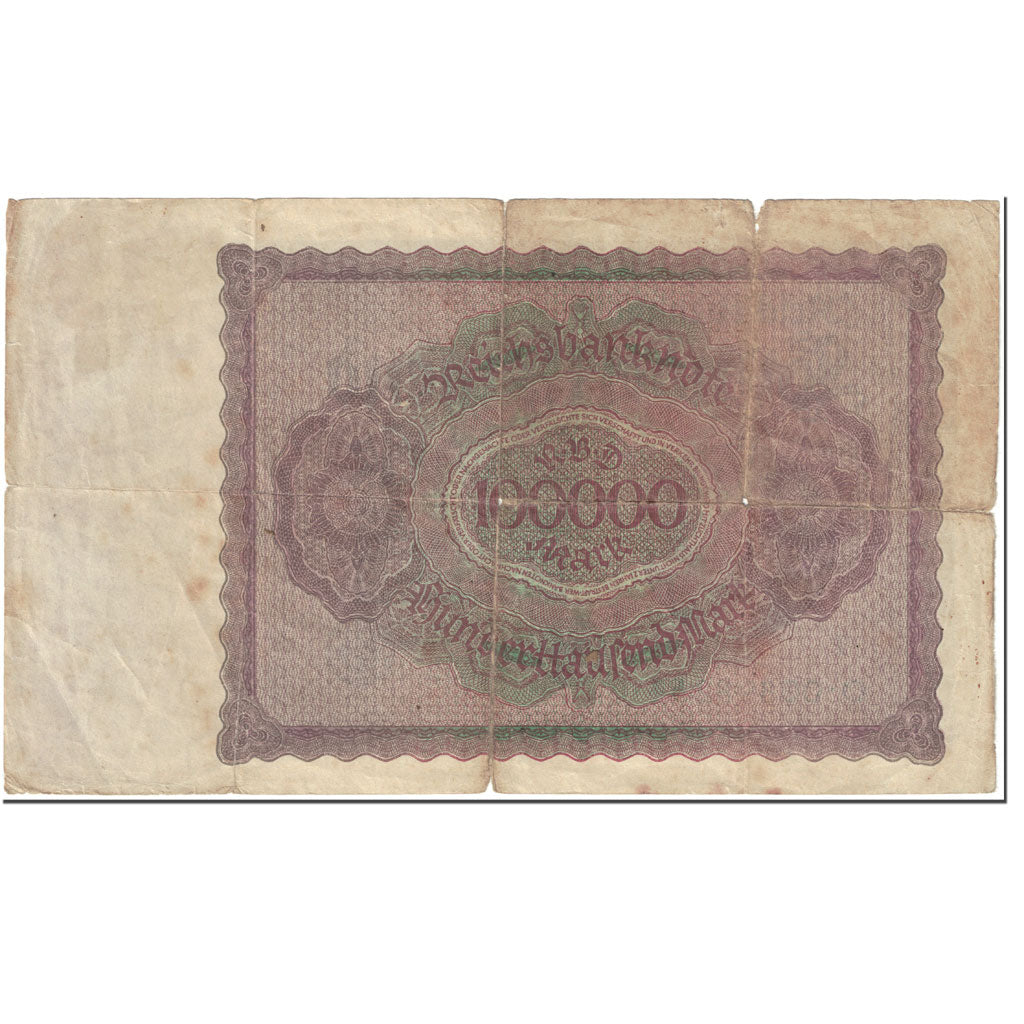 Banknote, Germany, 100,000 Mark, 1923, 1923-02-01, KM:83c, AG(1-3)