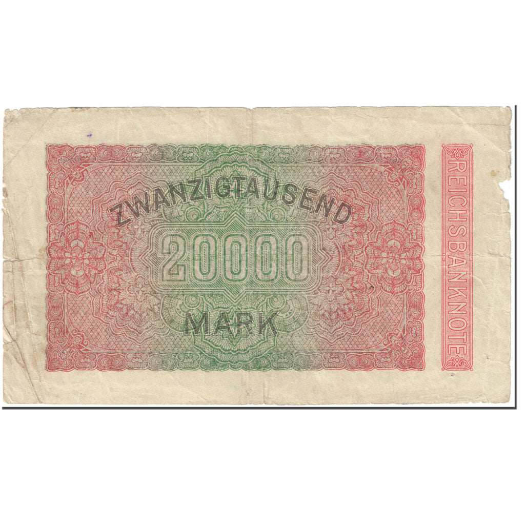 Banknot, Niemcy, 20,000 Mark, 1923, 1923-02-20, KM:85a, AG(1-3)