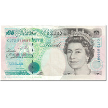Banknote, Great Britain, 5 Pounds, 1990-1992, UNdated (1990), KM:382a, EF(40-45)