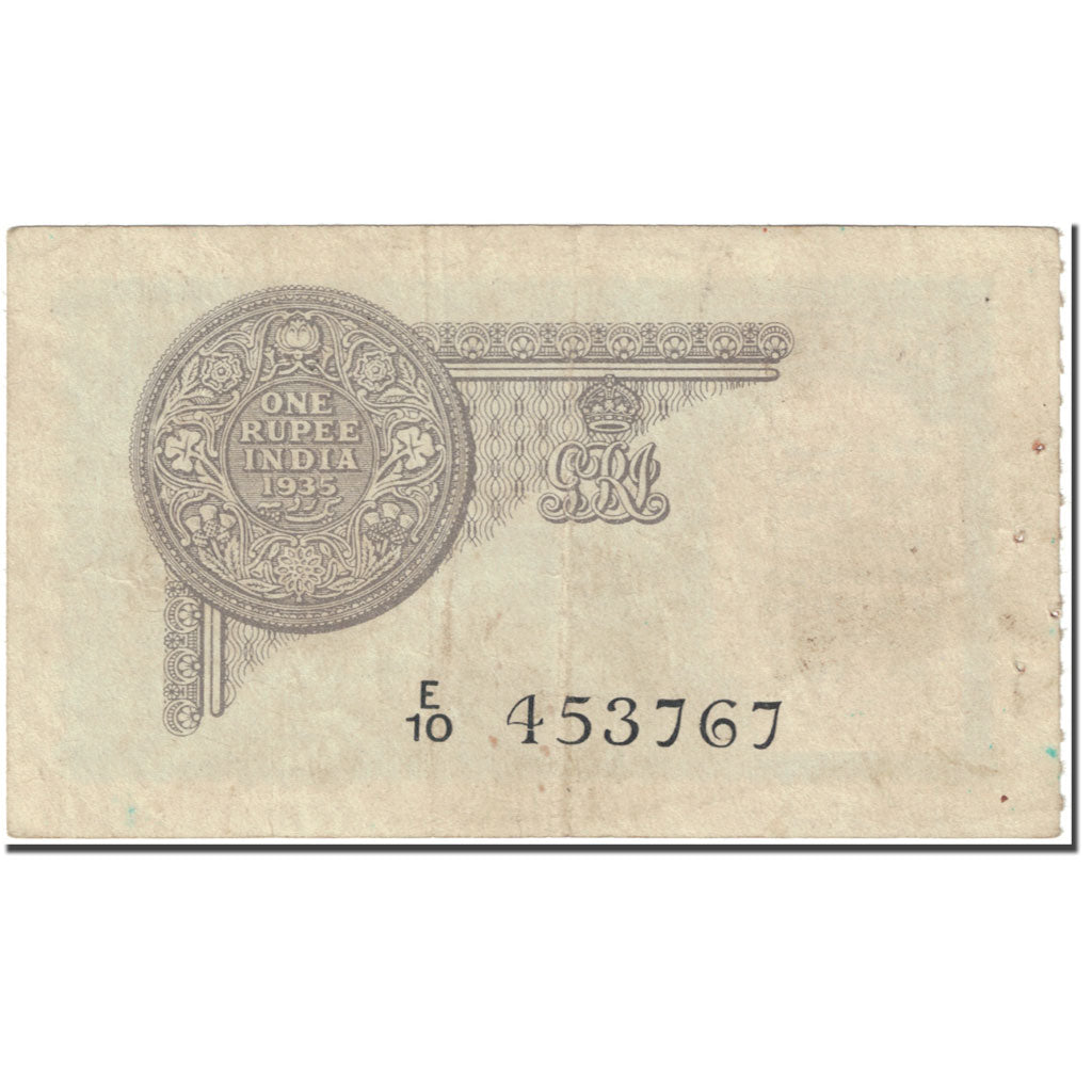 Banknote, India, 1 Rupee, 1935, Undated (1935), KM:14b, EF(40-45)