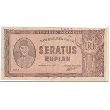 Banknote, Indonesia, 100 Rupiah, 1947, 1947-07-26, KM:29, VF(20-25)