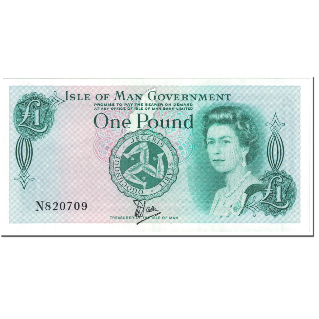 Banknote, Isle of Man, 1 Pound, 1983, Undated (1983), KM:38a, UNC(65-70)