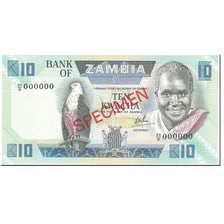 Banconote, Zambia, 10 Kwacha, 1980-88, Undated (1980-88), Specimen, KM:26s, FDS