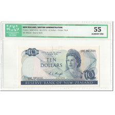 Banconote, Nuova Zelanda, 10 Dollars, 1975, Undated (1975), KM:166c, graded, IGC