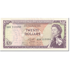 Banknote, East Caribbean States, 20 Dollars, 1965, Undated (1965), KM:15g