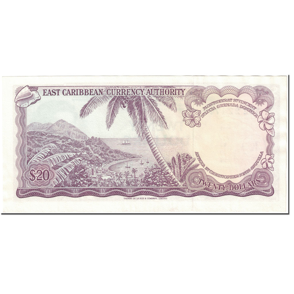 Banconote, Stati dei Caraibi Orientali, 20 Dollars, 1965, Undated (1965)
