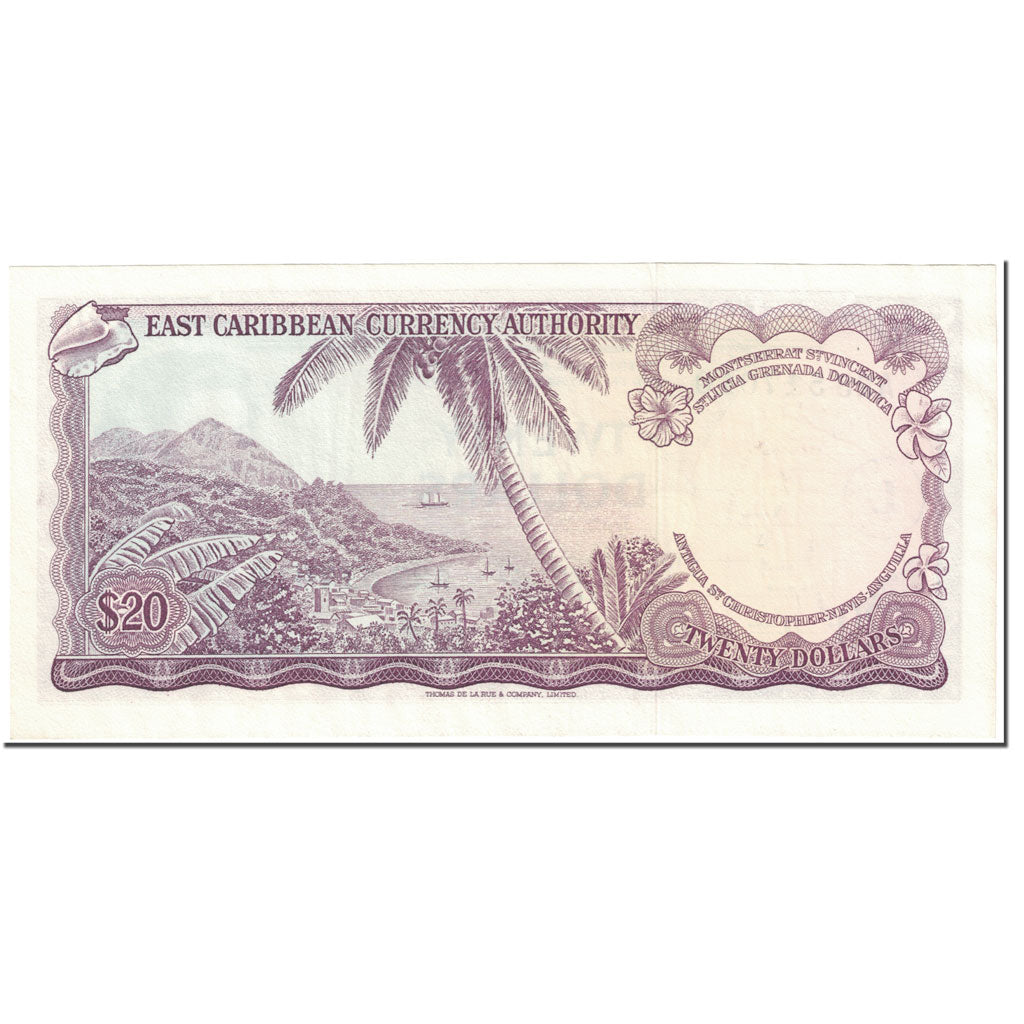 Banknote, East Caribbean States, 20 Dollars, 1965, Undated (1965), KM:15l