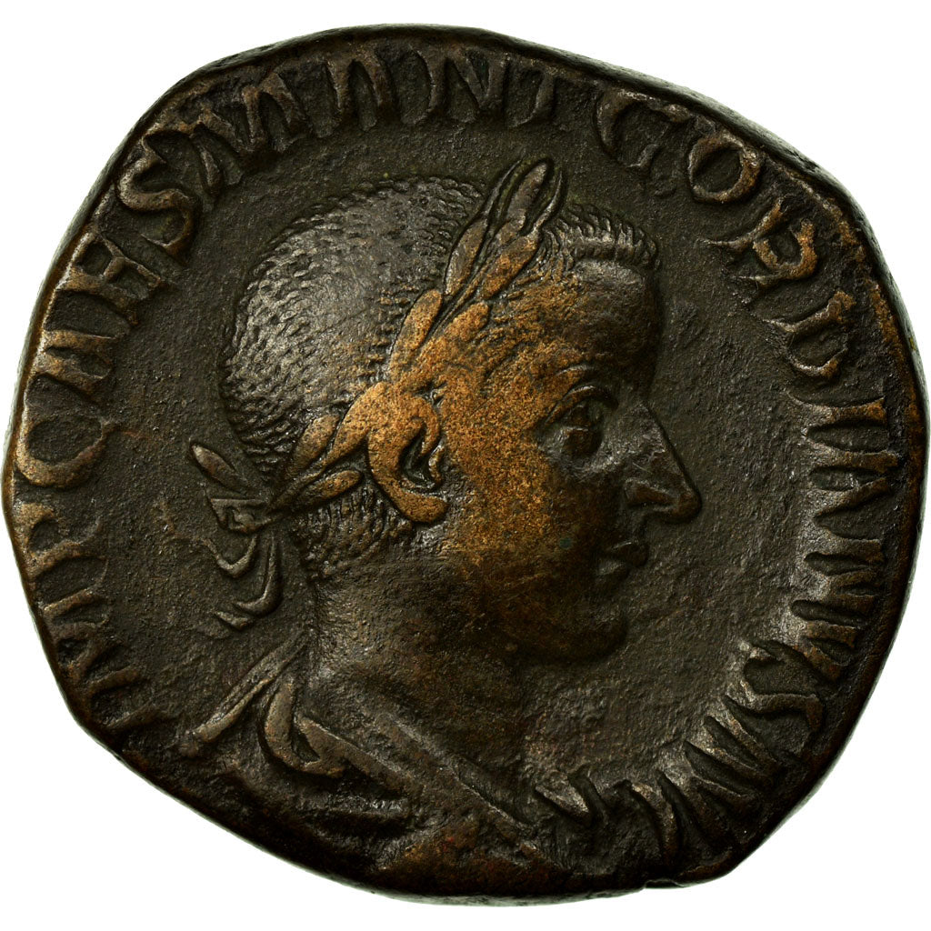 Coin, Gordian III, Sestertius, 240, Rome, EF(40-45), Copper, Cohen:384