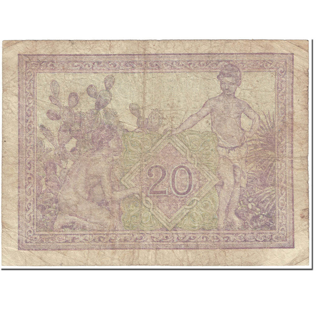 Banknote, Algeria, 20 Francs, 1944, 1944-11-29, KM:92b, VF(20-25)