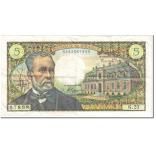 Francia, 5 Francs, Pasteur, 1966, 1966-07-07, MB, Fayette:61.2, KM:146b