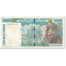 Banknote, West African States, 5000 Francs, 1992, Undated (1992), KM:113Aa