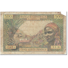 Banknote, EQUATORIAL AFRICAN STATES, 500 Francs, 1963, Undated (1963), KM:4h