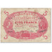 Guadeloupe, 5 Francs, 1945, A. Boudin, Undated (1945), BANKNOTE, TB, KM:7e