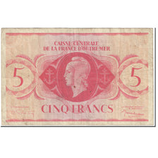 Banknote, French Equatorial Africa, 5 Francs, 1944, Undated (1944), KM:15C