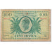 French Equatorial Africa, 100 Francs, 1941, 1941-12-02, VG(8-10), KM:13a
