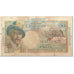 Guadeloupe, 50 Francs, 1947-1949, Undated (1947-49), B+, KM:34