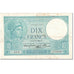França, 10 Francs, Minerve, 1939, 1939-10-19, EF(40-45), Fayette:7.12, KM:84
