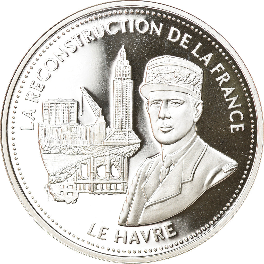 France, Medal, De Gaulle, La Reconstruction de la France, Politics, Society