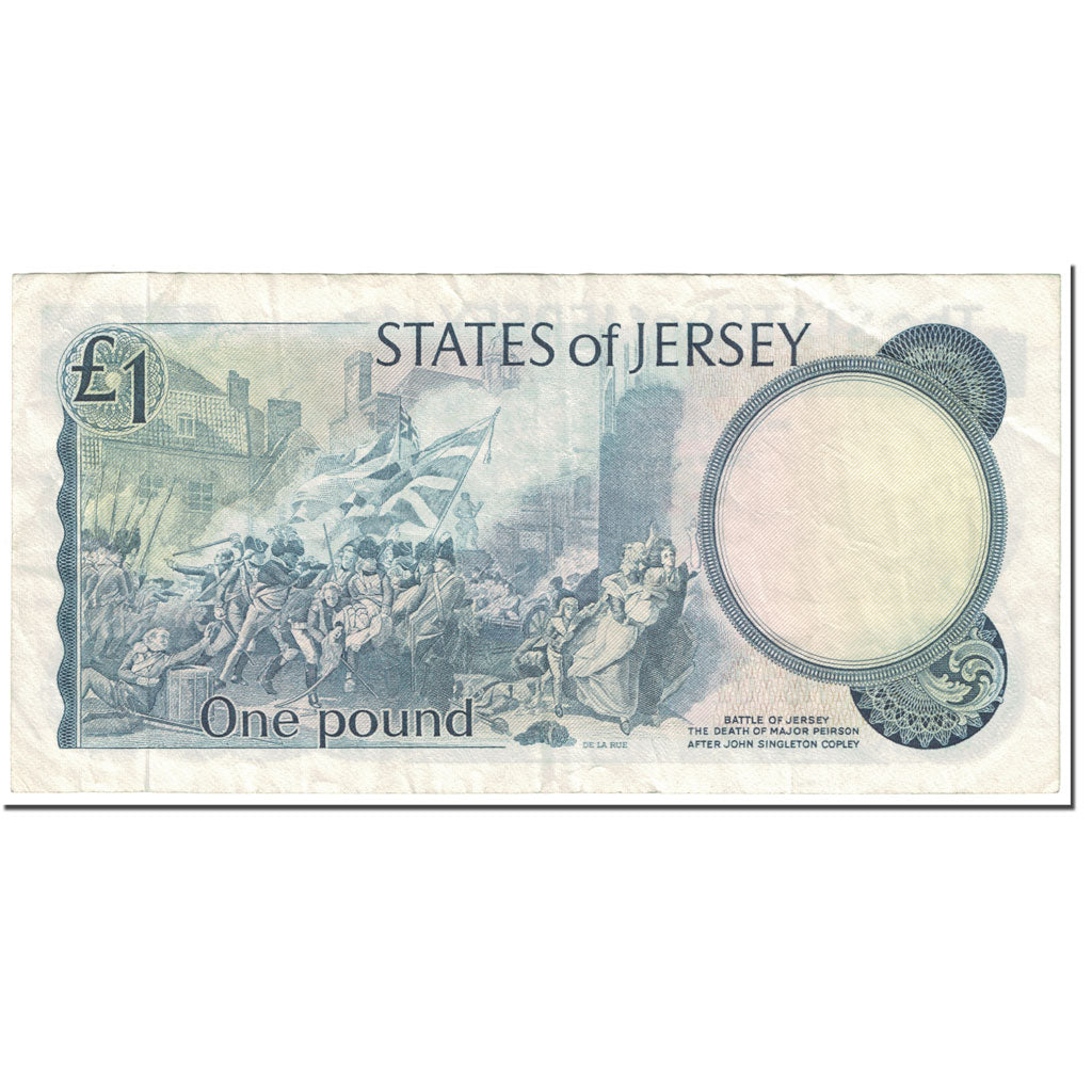 Banknote, Jersey, 1 Pound, 1976-88, Undated (1976-1988), KM:11b, VF(30-35)