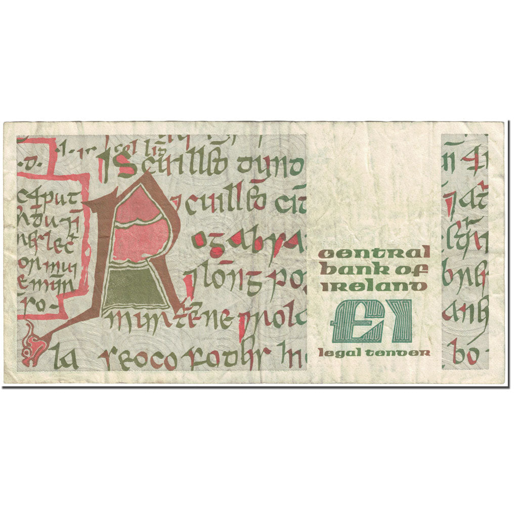 Banknote, Ireland - Republic, 1 Pound, 1984, 1984-02-20, KM:70c, VF(20-25)