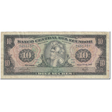 Banknote, Ecuador, 10 Sucres, 1968, 1968-05-24, KM:101Ab, VF(20-25)