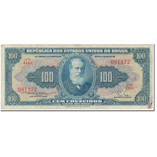 Banknote, Brazil, 100 Cruzeiros, 1955, Undated (1955), KM:153a, VF(20-25)