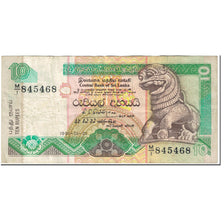 Banknote, Sri Lanka, 10 Rupees, 1991, 1991-01-01, KM:102a, VF(20-25)