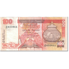 Banknote, Sri Lanka, 100 Rupees, 1992, 1992-07-01, KM:105c, VF(20-25)