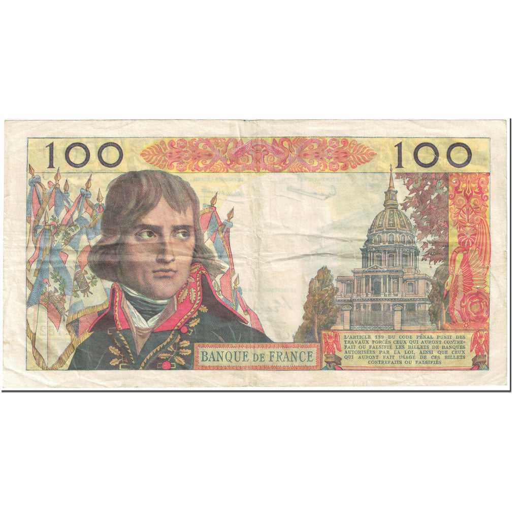 Francia, 100 Nouveaux Francs, Bonaparte, 1962, 1962-03-01, MB+, Fayette:59.14