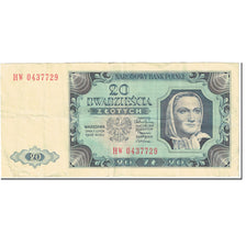 Billet, Pologne, 20 Zlotych, 1948, 1948-07-01, KM:137, TB