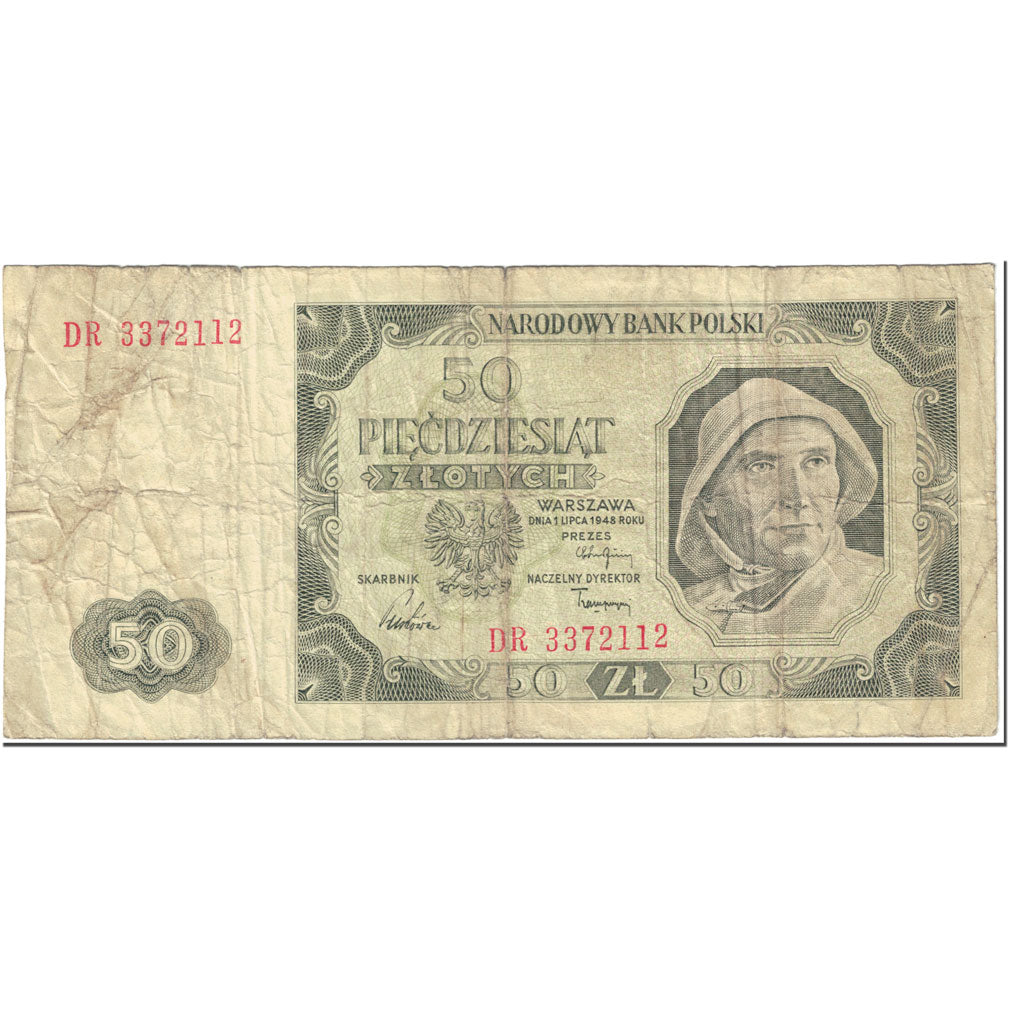 Billet, Pologne, 50 Zlotych, 1948, 1948-07-01, KM:138, AB