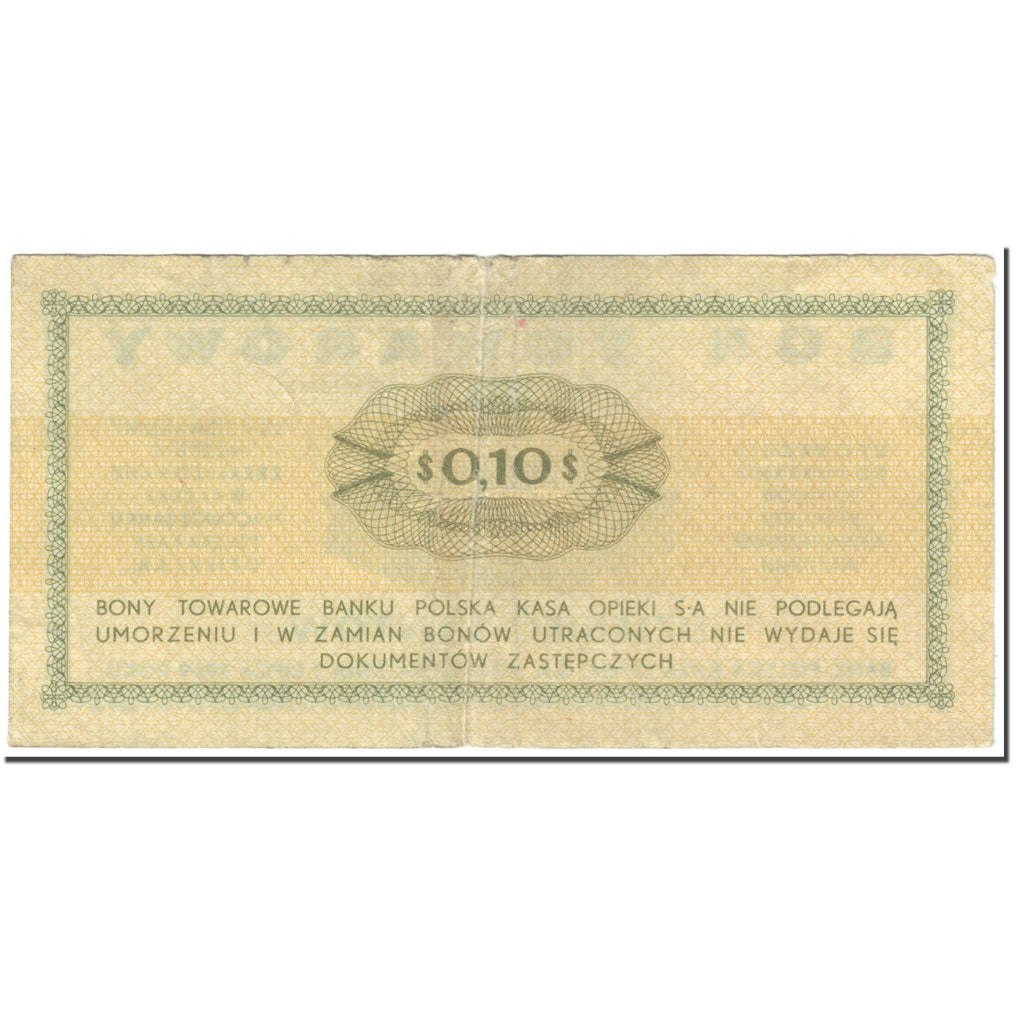 Banknote, Poland, 10 Cents, 1969, 1969-07-01, KM:FX24, VF(20-25)
