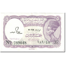 Banknote, Egypt, 5 Piastres, 1982-1986, Undated (1982-1986), KM:182j, EF(40-45)