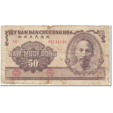 Banknote, Vietnam, 50 D<ox>ng, 1951, Undated (1951), KM:61b, AG(1-3)