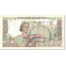France, 10,000 Francs, Génie Français, 1954, 1954-03-04, TB, Fayette:50.70