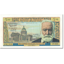 Frankrijk, 5 Nouveaux Francs, Victor Hugo, 1963, 1963-05-02, TB+, Fayette:56.14