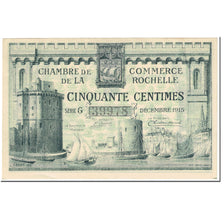 Francia, La Rochelle, 50 Centimes, 1915, FDS