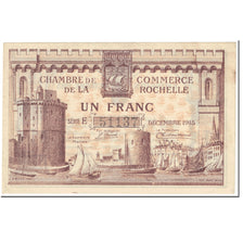 France, La Rochelle, 1 Franc, 1915, EF(40-45)