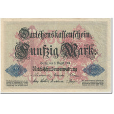 Banknote, Germany, 50 Mark, 1914, 1914-08-05, KM:49b, EF(40-45)