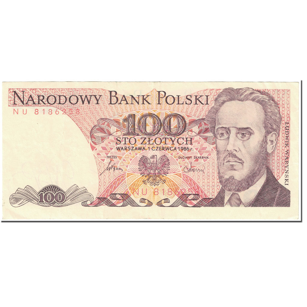Banconote, Polonia, 100 Zlotych, 1986, 1982-06-01, KM:143c, BB