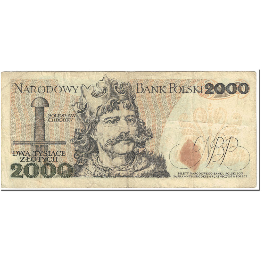 Banknote, Poland, 2000 Zlotych, 1979, 1979-06-01, KM:147b, VG(8-10)