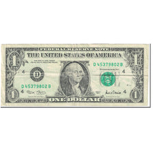 Banknote, United States, One Dollar, 2001, Undated (2001), KM:4574, VG(8-10)