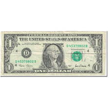 Nota, Estados Unidos da América, One Dollar, 2001, Undated (2001), KM:4574