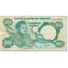 Banknote, Nigeria, 20 Naira, 1984, Undated (1984), KM:26d, VG(8-10)