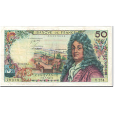 Francja, 50 Francs, Racine, 1974, 1974-10-03, VF(20-25), Fayette:64.28, KM:148d