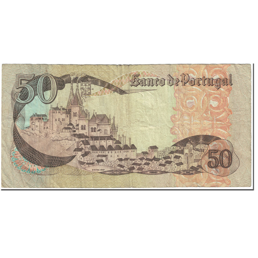Banconote, Portogallo, 50 Escudos, 1968, 1968-05-28, KM:174a, MB