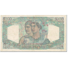 France, 1000 Francs, Minerve et Hercule, 1950, 1950-03-02, VG(8-10)